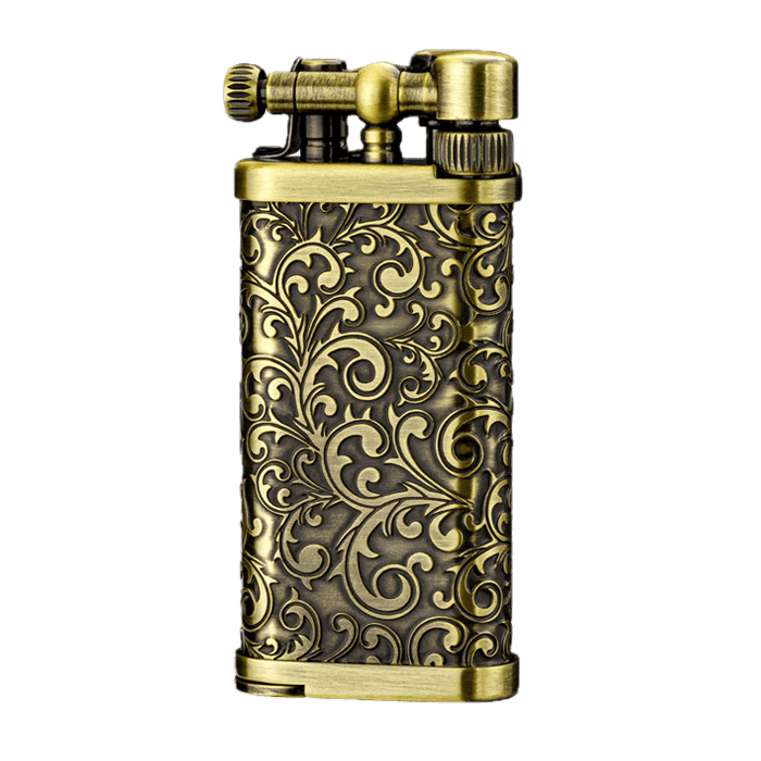 Corona Old Boy Lighter - Arabesque Antique Brass - Click Image to Close